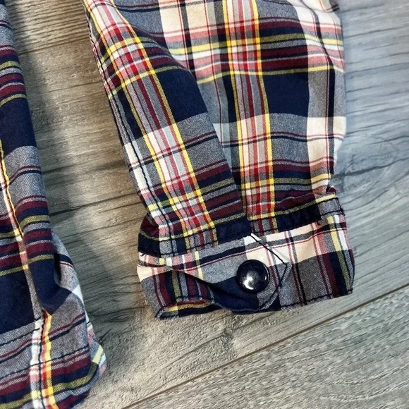 Levi’s Girls Plaid Hooded Zip Up Jacket Size Large - Picture 10 of 12